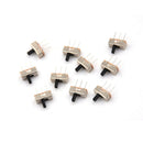 30Pcs 2Position 4mm SPDT 1P2T 3 Pin PCB Panel Vertical Slide Switch JR