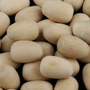 50xUnpainted Natural Wooden Eggs Wood Easter Decorations Embellishment Craft