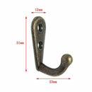 10X Retro Wall Door Hooks For Clothes Coat Hat Bag Towel Bath Hanger S4Y8 H U4I1