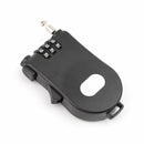 Retractable Wire Rope Outdoor Password Lock Combination Coded Locker Key Padlock