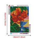 5D DIY Full Drill Diamond Painting Flowers Cross Stitch Mosaic Kits (W1124)