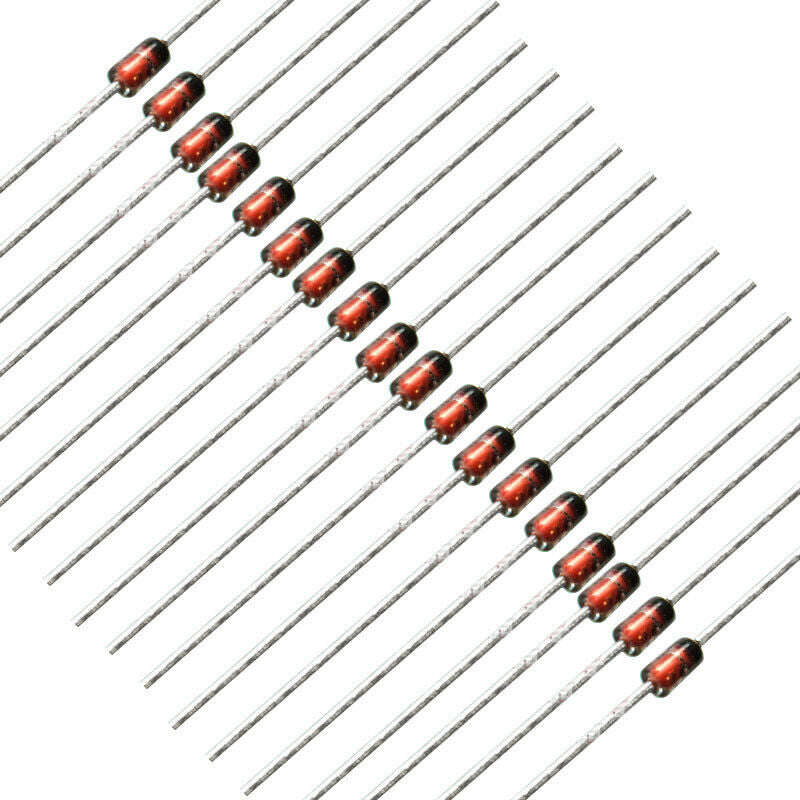 100pcs Brand New 1N4148 switching signal DIODE ST DO-35 OPN