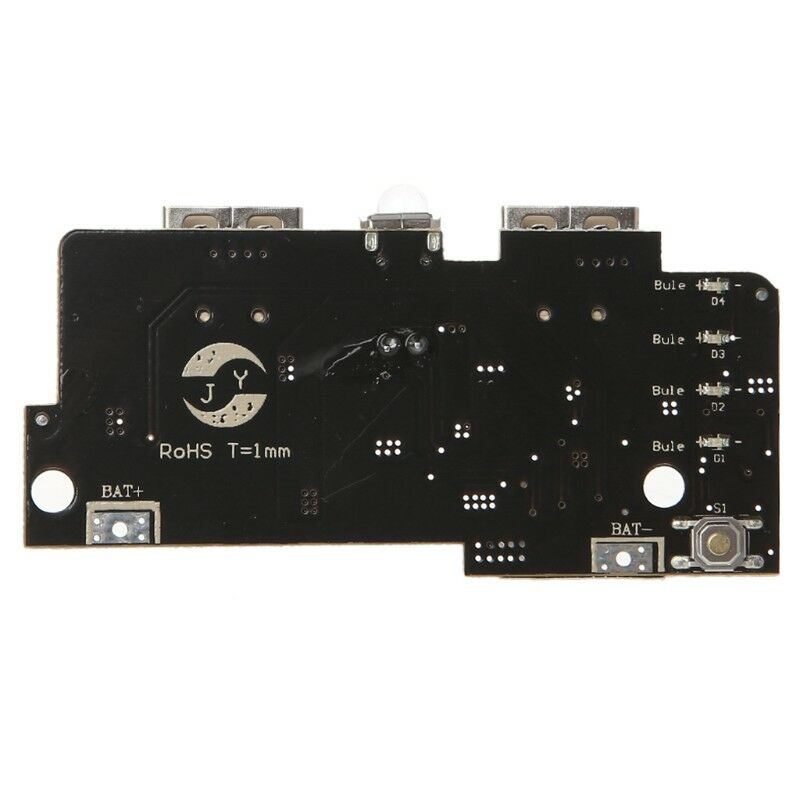 DIY 5V 2A Power Bank Charger Module Step Up Boost Dual USB LED PCB Circuit Board