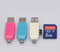 3Function Micro USB OTG TF/SD Card Reader for Cellphone Tablet PC Media PlaFDES