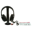 5-in1 HiFi Wireless Headphone Earphone FM Radio Monitor MP3 PC TV Audio Mob