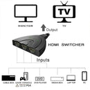 4K 3 Port HDMI Splitter Cable 4K HDMI 1.4 Switch Switcher HUB Adapter for HDTV X