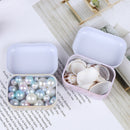 Lavender mini tin box Sealed jar packing boxes jewelry candy box small storag OZ