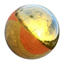 Pack of 3 Golden Stainless Steel Gazing Ball Seamless Mirror Balls Sphere Hollow