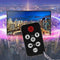Mini Universal TV Remote Control Keychain 7 Keys With Keychain Black Controller