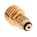 Converts Propane LP TANK POL service valve to QCC Outlet Brass Adapter SP