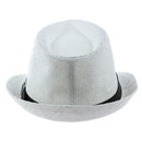 Hat Boys Fedoras Trilby Cap Straw Beach Sunhat with Belt White J9I2