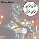 Motorcycle Bike Helmet LED Light Strip Shark Style Waterproof Night Signal F9L5