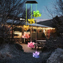 6 LED Windbell Lamp Solar Light Courtyard Moon Star Garden Decorative Lamp