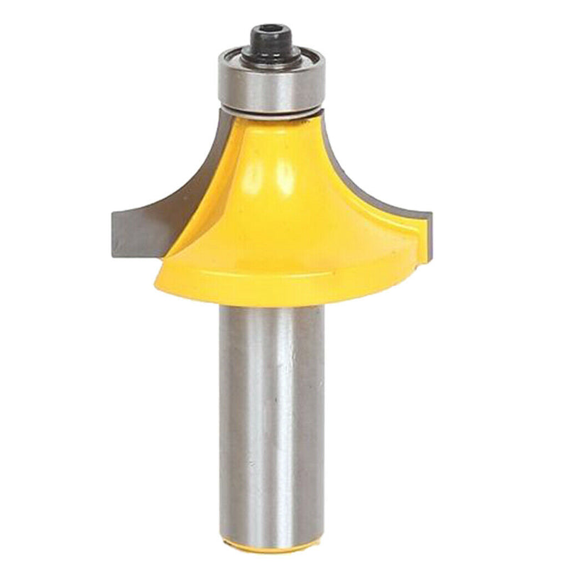 2pcs Woodworking Chisel Tool, 1/4 and 1/2 Shank Round Over Beading Router Bit,