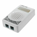 Plastic Household Phone Ring Sound Amplifier RJ11 6P2C Ringer Gray