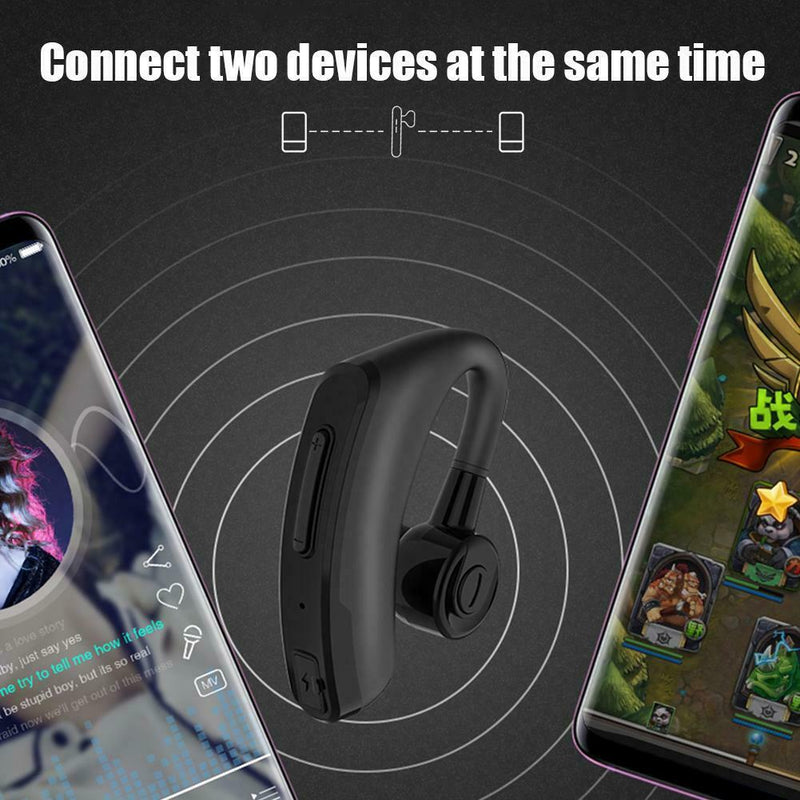 V11 Wireless Bluetooth 5.0 Earphone Earhhok Car Handsfree Headset with Mic