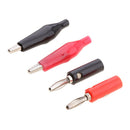 40Pcs Car Battery Alligator Clip Clamp And Stackable Banana Plug Connectors