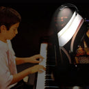 2 Dual Flexible Arms 4 LED Clip-on Light Lamp for Piano Music Stand Book