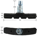 1 Pair MTB Road Bicycle Cycling Braking V-Brake V Brake Pads Blocks Holders