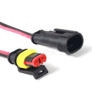 2 Pin Way Sealed Waterproof Electrical Wire Connector Plug Terminal For Car SUV