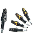 2Pcs Motorcycle LED turn signal lamp sequential flowing indicator light am JC,a