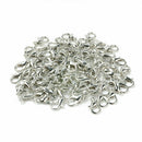 100pcs NIickle Plated Lobster Clasps Jewelry Hooks Beads Connectors
