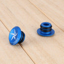 Bike MTB 1 Pair Mini Aluminum Alloy Grip Handlebar Bar End blue A