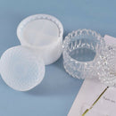 DIY Round Storage Bottle Silicone Mold For Sealed Tank Epoxy Storage Box MSEAU