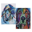 Special shape diamond painting DIY5D cross stitch set crystal animal combin I8O0