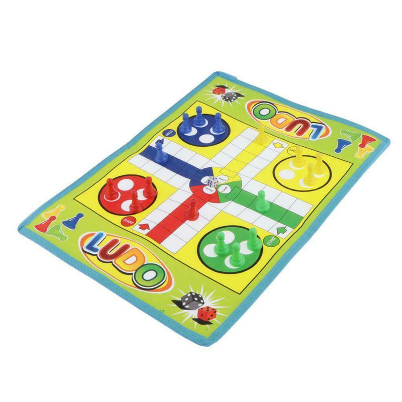 Foldable Flying Ludo Chess Board Game for Family Children Board Chess Game