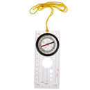 1pc Camping Compass Baseplate Ruler Map Scale Compass Race Hiking Compass