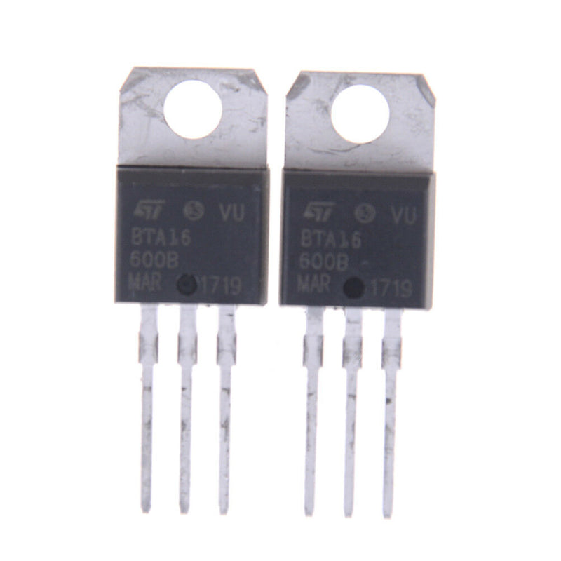 10pcs BTA16-600B 16A/600V TO-220 Triode Brand New*SE