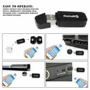 Portable USB Bluetooth Audio Receiver Adaptor Wireless Music 3.5mm AUX A2DP Car