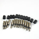 12 Pieces Bike Tire Tyre German Valve Core Replacement Valve Core Cap Part