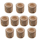 10 x Tree Branch Wooden Candle Holder Tea Light Candlestick for Home Party Decor