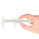 Sliding Vernier Caliper Measure Tool Ruler for Tattoo Eyebrow Makeup H STX