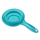 Folding Water Ladle Collapsible Spoon Kitchen Scoop Cup Shampoo Bath Shower Blue
