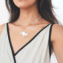 Kangaroo Pendant Necklace Animal Holiday Wallaby Women Charm Alloy Necklace R9A0