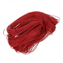 45 meters Waxed Cotton Cord Lacing - Red M6F1