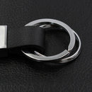 1 PCS Men'S Metal Keychain Creative Leather Car Keychains Usefulness Gift KEY