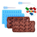 Silicone Gummy Bear Chocolate Jelly Mold With Dropper Candy Maker Ice Tray Mo Kw