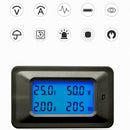 Dc 8-100V 0-100A Lcd Digital Display Ammeter Voltmeter Multimeter Volt Watt