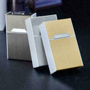 20 sticks Windproof Lighter With Inbuilt Box Holder Automatic Cigarette Cas M1N7