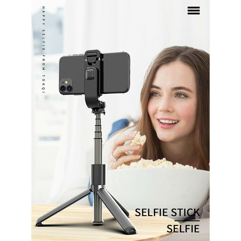 L03 33.9 "Mini Selfie Stick Tripod with Remote Control for Android DSLR Camera