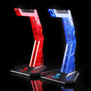 Universal Acrylic Earphone Headset Holder Hanger Blue Headphone Display Stand