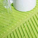 Silicone Dish Drying Mat Flume Folding Draining Mat,Rectangle Drain Mat Dry M7Z1