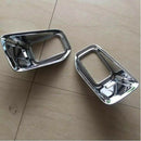 ABS Chrome Front Foglight Decor Cover Trim for Ford F-150 2015-2017Accessor