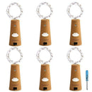Wine Bottle Lights 6 Pack 20 LED Wine Cork String Lights for Glass Mason Ja
