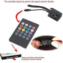 4x 9LED RGB Car Interior Atmosphere Footwell Strip Pathway Deco Floor Lamp  JC!j