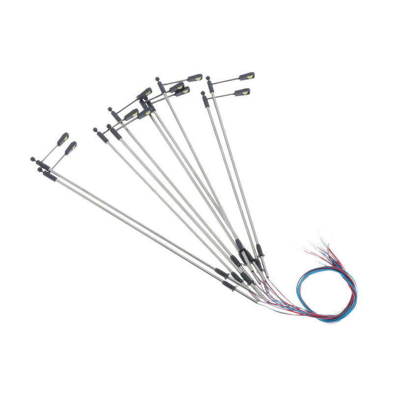 10Pcs 1: 100 H0 Modeling Led Street Lamps Lamp Layout For Train Railroad
